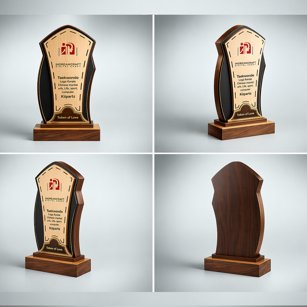 Heritage Crest Multi-Layered Wood Award