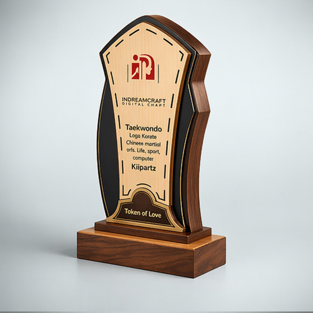 Heritage Crest Multi-Layered Wood Award